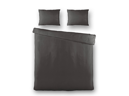 Fresh and Co Dekbedovertrek Silk Satin - Antraciet