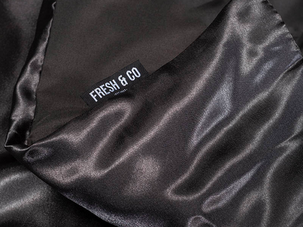 Fresh and Co Dekbedovertrek Silk Satin - Antraciet