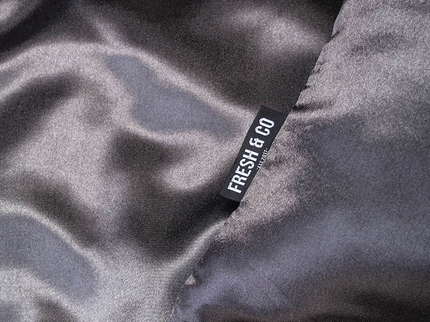 Fresh and Co Dekbedovertrek Silk Satin - Antraciet