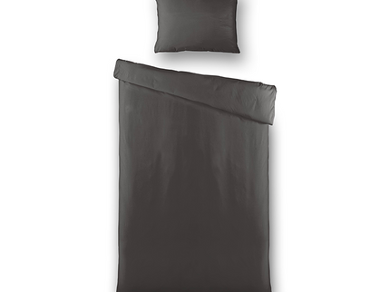 Fresh and Co Dekbedovertrek Silk Satin - Antraciet