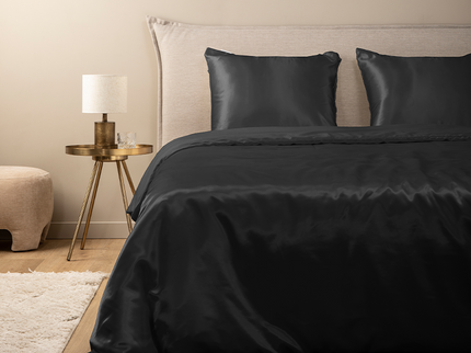 Fresh and Co Dekbedovertrek Silk Satin - Antraciet