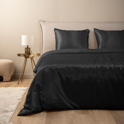 Fresh and Co Dekbedovertrek Silk Satin - Antraciet