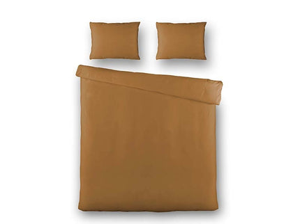 Fresh and Co Dekbedovertrek Silk Satin - Bruin