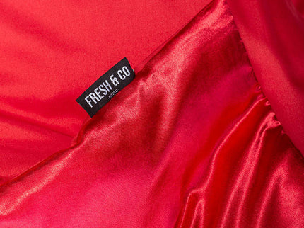 Fresh and Co Dekbedovertrek  Silk Satin - Rood