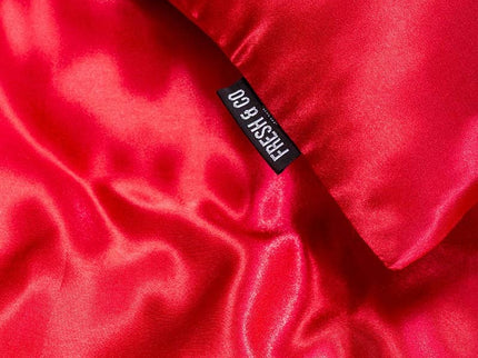 Fresh and Co Dekbedovertrek  Silk Satin - Rood