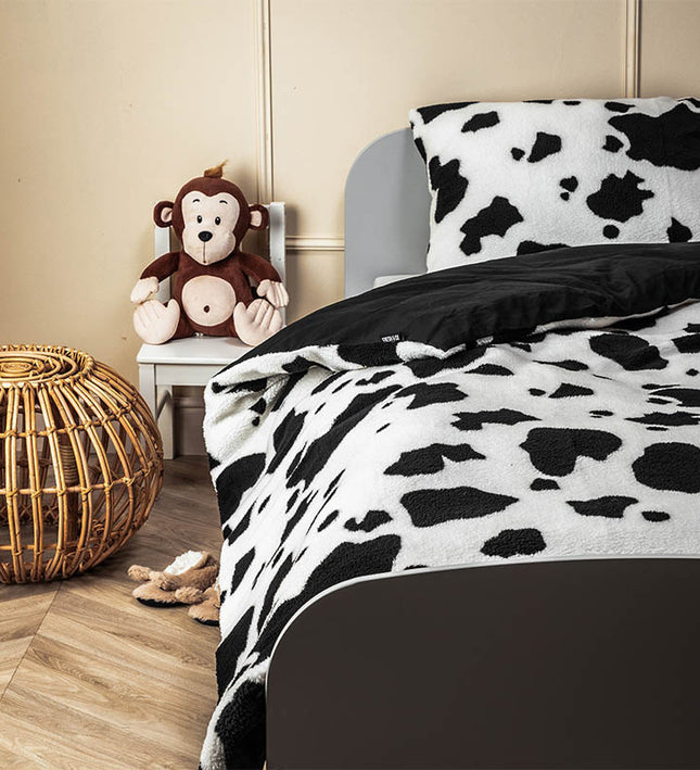 Fresh and Co Dekbedovertrek Teddy Kids - Cow