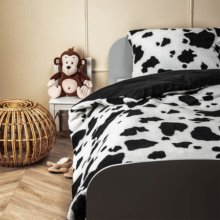 Fresh and Co Dekbedovertrek Teddy Kids - Cow