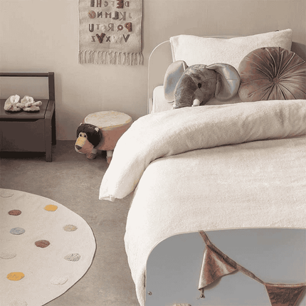 Fresh and Co Dekbedovertrek Teddy Kids - Off White