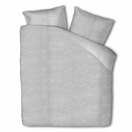 Fresh and Co Dekbedovertrek Teddy - Lichtgrijs