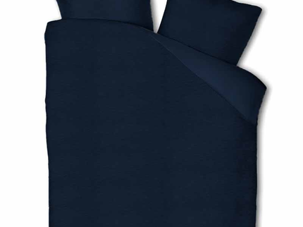 Fresh and Co Dekbedovertrek Teddy - Navy
