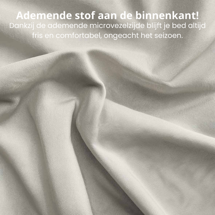 Fresh and Co Dekbedovertrek Teddy - Off White