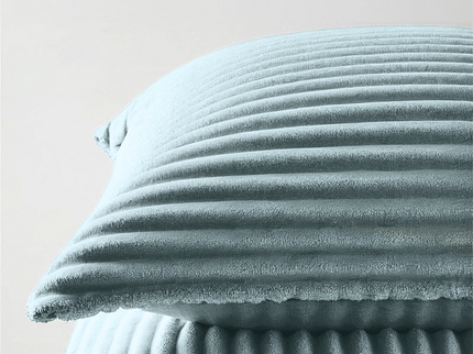 Fresh and Co Dekbedovertrek Teddy Rib - Jade