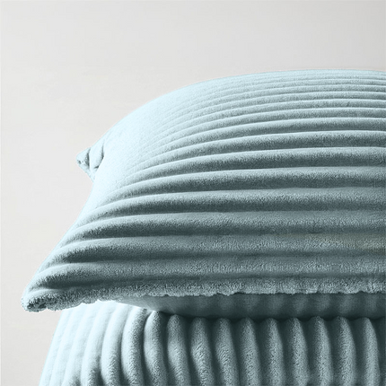 Fresh and Co Dekbedovertrek Teddy Rib - Jade