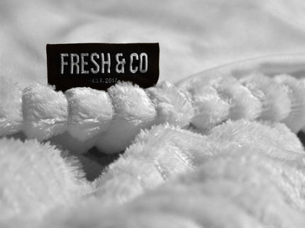 Fresh and Co Dekbedovertrek Teddy Rib - Licht Grijs