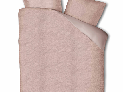 Fresh and Co Dekbedovertrek Teddy - Roze
