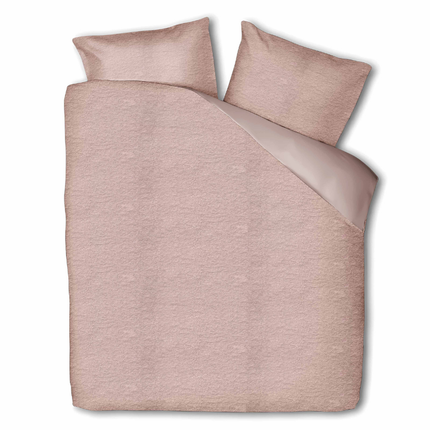 Fresh and Co Dekbedovertrek Teddy - Roze