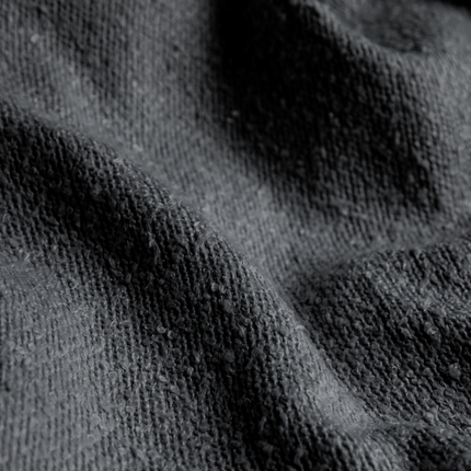 Fresh and Co Gordijnen Bouclé - Haken of Ringen - Antraciet