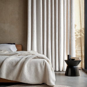 Fresh and Co Gordijnen Bouclé - Haken of Ringen - Off-White