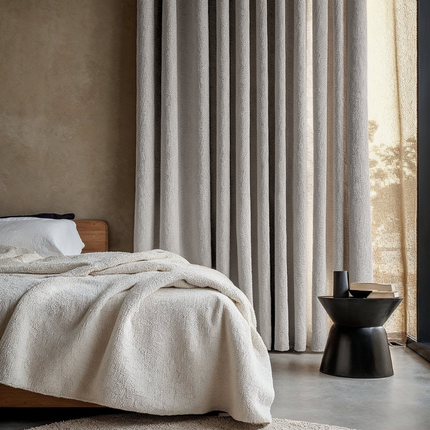 Fresh and Co Gordijnen Bouclé - Haken of Ringen