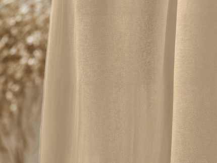 Fresh and Co Gordijnen In Between - Haken of Ringen - Beige