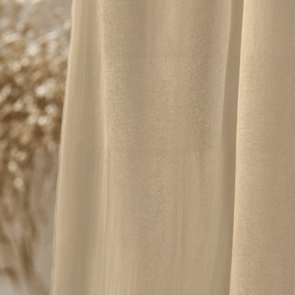 Fresh and Co Gordijnen In Between - Haken of Ringen - Beige
