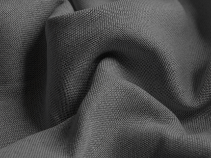 Fresh and Co Gordijnen met Linnen Look - Haken of Ringen - Antraciet
