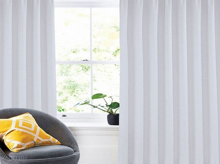 Fresh and Co Gordijnen met Linnen Look - Haken of Ringen - Off White