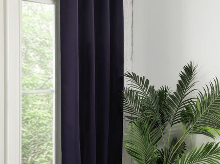 Fresh and Co Gordijnen Verduisterend & Isolerend - Haken of Ringen - Navy