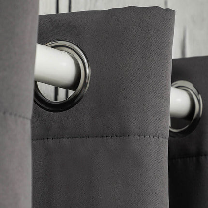 Fresh and Co Gordijnen Verduisterend & Isolerend - Haken of Ringen - Pumice Stone