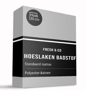 Fresh and Co Hoeslaken - Badstof - Lichtgrijs
