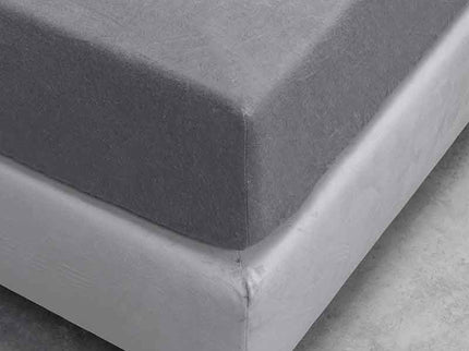 Fresh and Co Hoeslaken Flanel - Antraciet