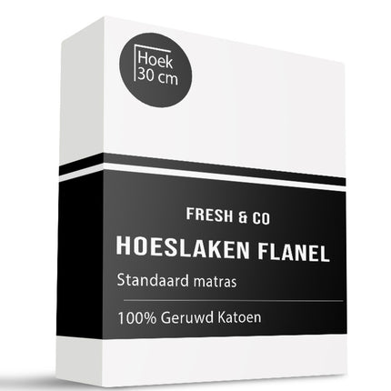 Fresh and Co Hoeslaken - Flanel - Wit