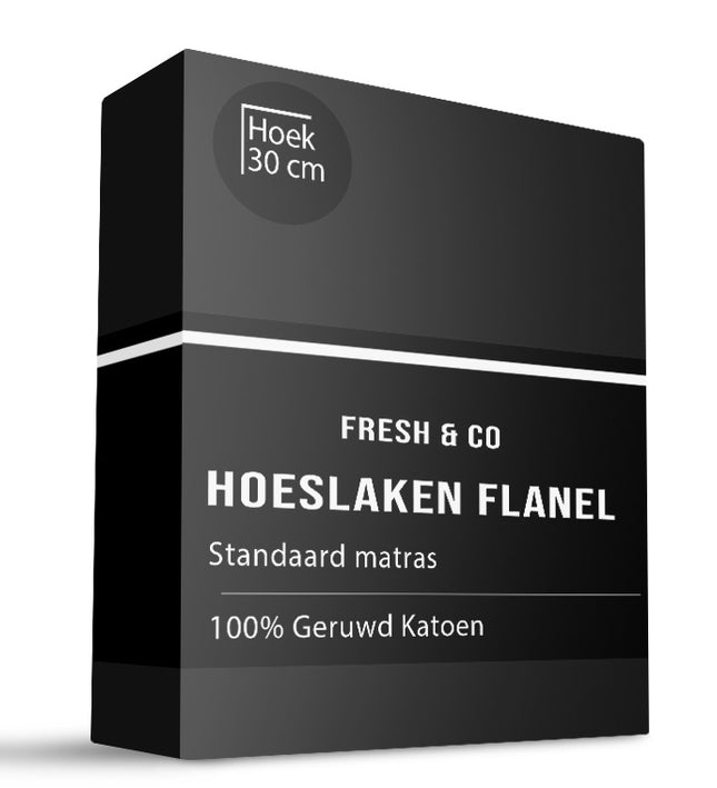 Fresh and Co Hoeslaken - Flanel - Zwart