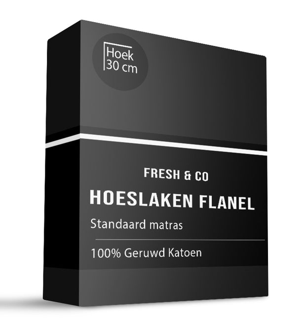 Fresh and Co Hoeslaken - Flanel - Zwart