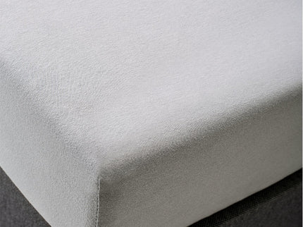 Fresh and Co Hoeslaken - Katoen Jersey Stretch - Lichtgrijs