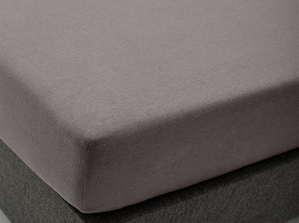 Fresh and Co Hoeslaken - Katoen Jersey Stretch - Taupe