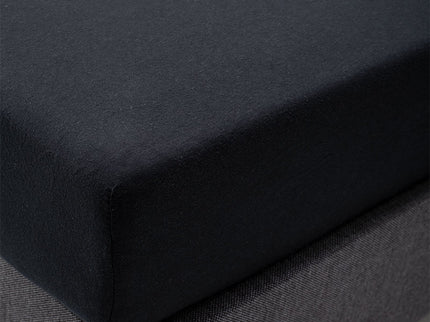 Fresh and Co Hoeslaken - Katoen Jersey Stretch - Zwart
