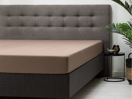 Fresh and Co Hoeslaken - Katoen - Taupe - Verkoelend