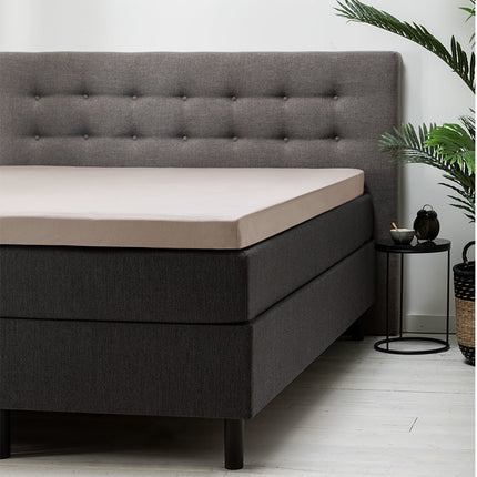 Fresh and Co Hoeslaken Katoen - Topper - Zand