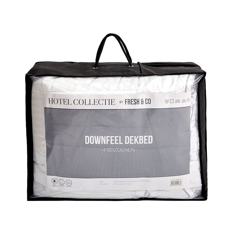 Vandyck Fibersoft 4-seizoenen Duo Dekbed Van Katoensatijn Met Vulling Van Holle Polyestervezels 8191090158 819109015811200 Vandyck Fibersoft 4-seizoenen Duo Dekbed Van Katoensatijn Met Vulling Van Holle Polyestervezels 8191090158 819109015811200