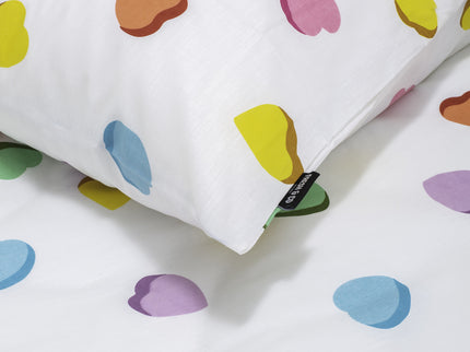 Fresh and Co  Kids Dekbedovertrek Candy Hearts