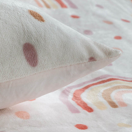 Fresh and Co  Kids Dekbedovertrek Fleece - Rainbow