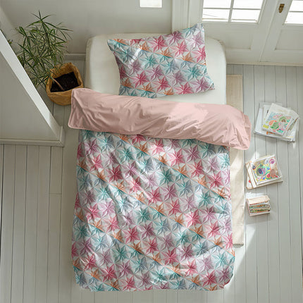 Fresh and Co  Kids Dekbedovertrek Katoen - Paper Stars