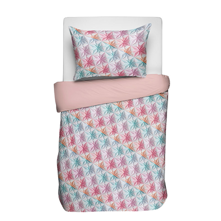 Fresh and Co  Kids Dekbedovertrek Katoen - Paper Stars