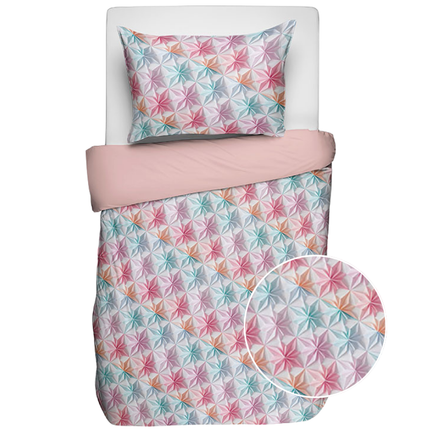 Fresh and Co  Kids Dekbedovertrek Katoen - Paper Stars