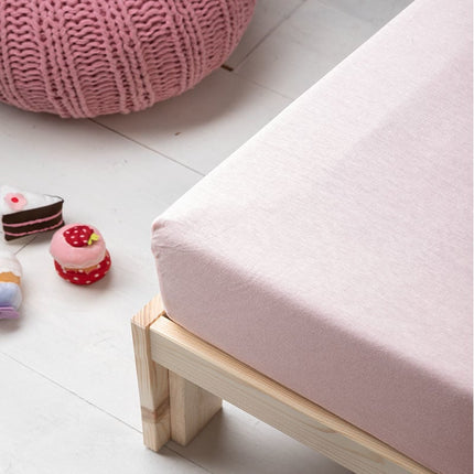 Fresh and Co  Kids Kinder Hoeslaken - Stretch - Roze