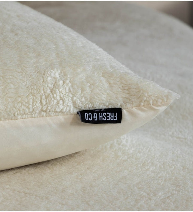 Fresh and Co Kussenslopen Teddy: 2-PACK