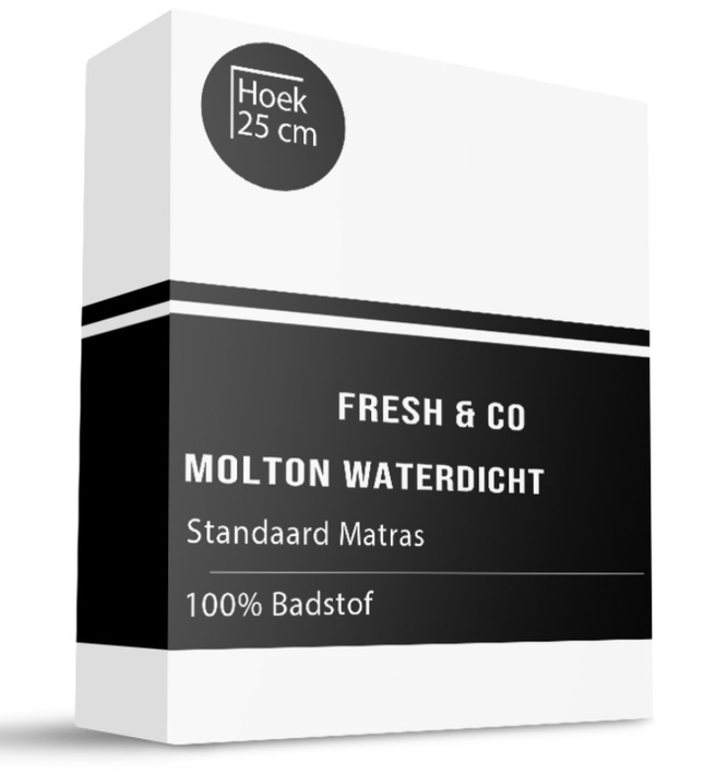 Fresh and Co Molton Hoeslaken Badstof Waterdicht