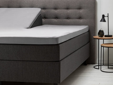 Fresh and Co Splittopper Hoeslaken - Comfort Jersey - Lichtgrijs