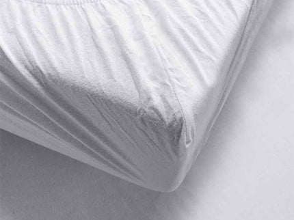 Fresh and Co Splittopper Hoeslaken - Flanel - Wit